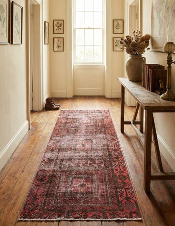 3' x 6' 4 Hand Knotted Ultra Vintage Persian Wool Runner Rug