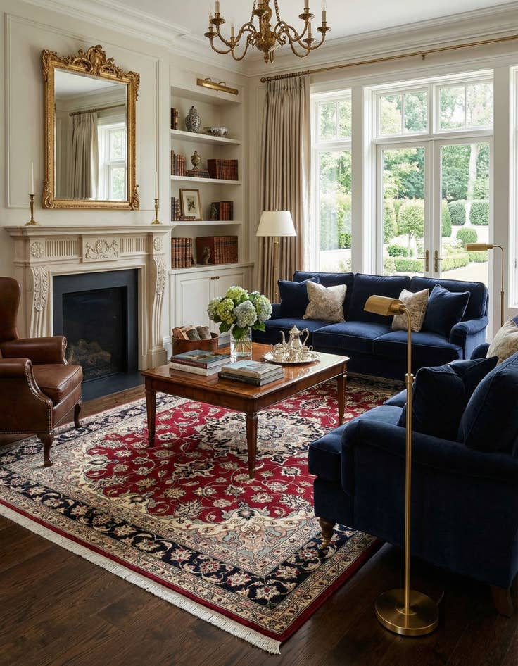 Detail image of 5' x 6' 9 Tabriz Rug