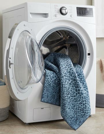 Navy Blue Kamala Washable Rug