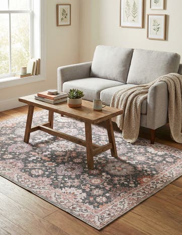 4' 1 x 6' 1 Washable Timeless Rug
