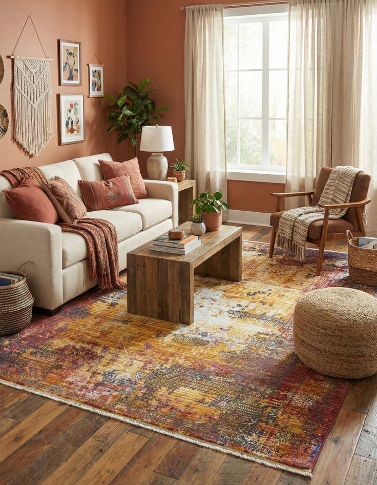 Detail image of  7' 10 x 7' 10 Deepa Square Rug