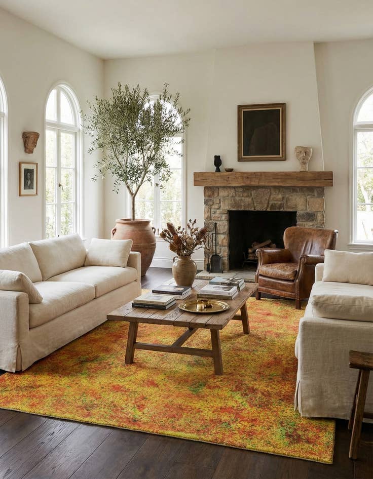 Detail image of 9' x 12' 2  Hand Knotted Ultra Vintage Persian Wool Rug