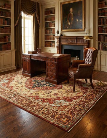 6' 2 x 8' 6 Ziegler Wool Rug