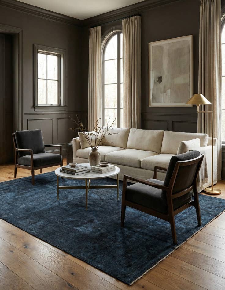 Detail image of 9' 6 x 12' 5  Hand Knotted Ultra Vintage Persian Wool Rug