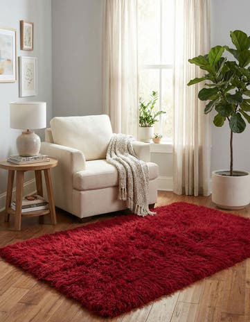 3' x 5' 3 Hand Knotted Moroccan Wool Rug
