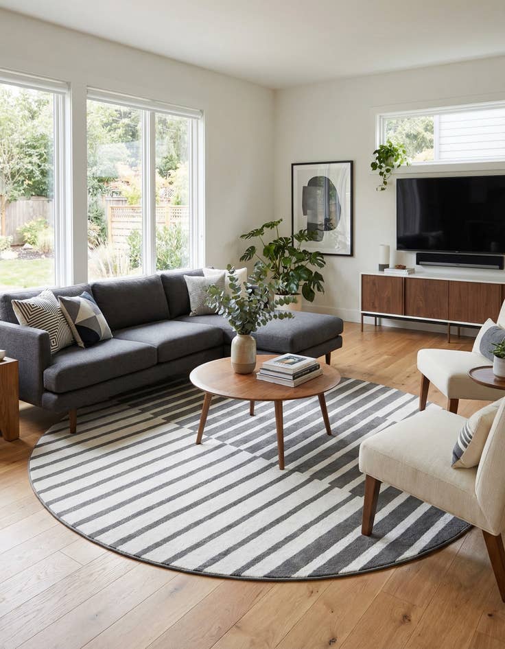 Detail image of 10' x 10' Oslo Round Rug