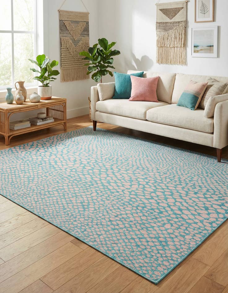 Detail image of 7' 10 x 10'  Washable Jill Zarin Cape Town Indoor / Outdoor Rug