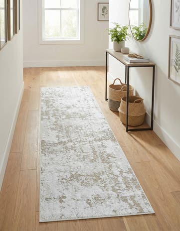 Ivory Abbey Runner Rug