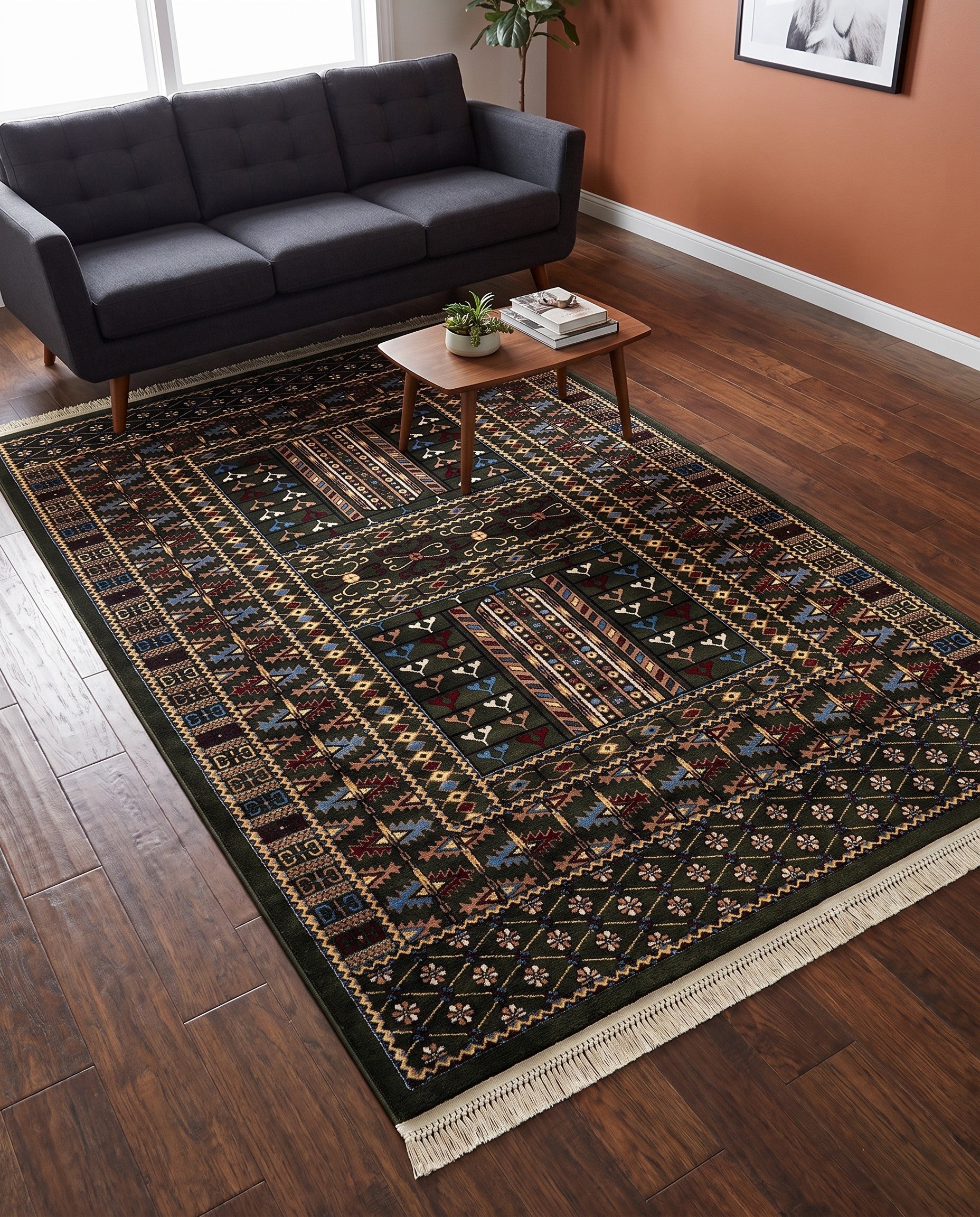 6' x 9' Bokhara Rug