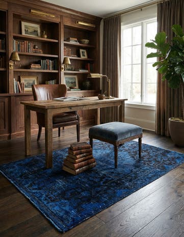 4' 2 x 6' 5 Hand Knotted Ultra Vintage Persian Wool Rug