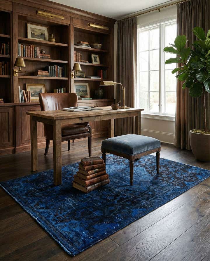 4' 2 x 6' 5 Hand Knotted Ultra Vintage Persian Wool Rug