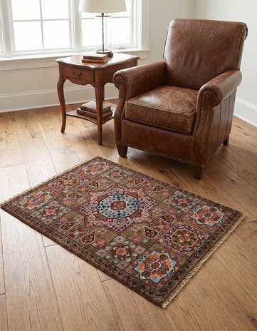 2' x 3' Hand Knotted Mamluk Ziegler Rug