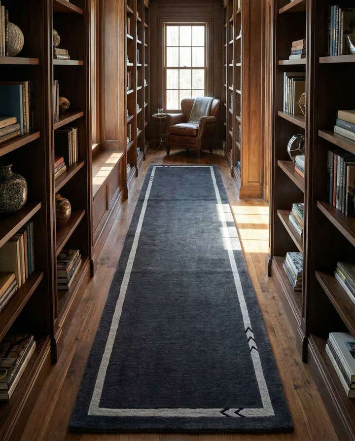 2' 9 x 11' 4 Hand Knotted Tibet Wool Runner Rug