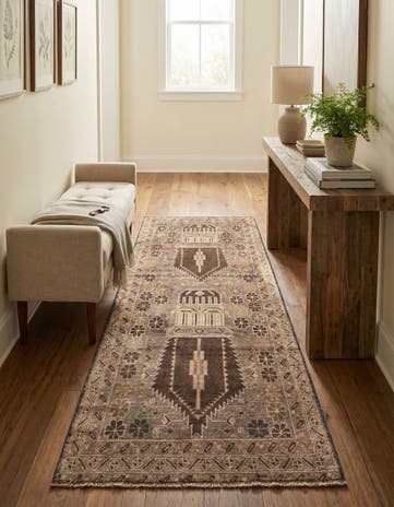 3' 3 x 6' 3 Hand Knotted Ultra Vintage Persian Wool Rug