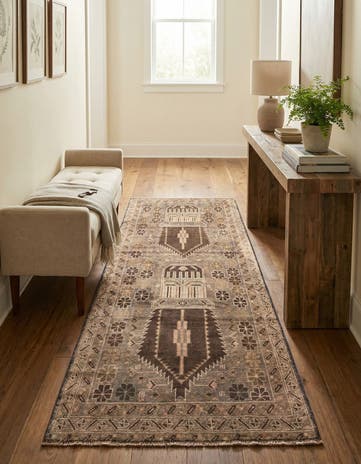 3' 3 x 6' 3 Hand Knotted Ultra Vintage Persian Wool Rug