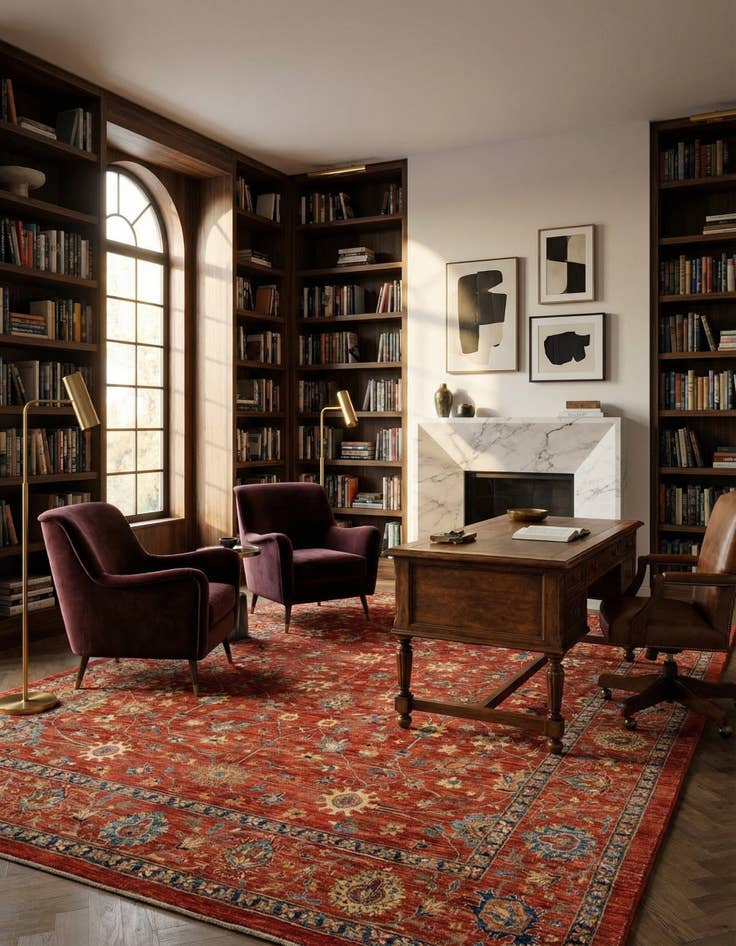 Detail image of 8' 6 x 11' 1 Ziegler Wool Rug