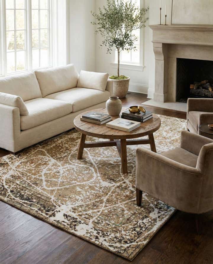 8' 10 x 12' Hand Knotted Ultra Vintage Persian Wool Rug