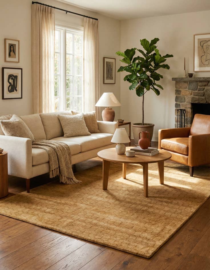 Detail image of 5' 7 x 8'  Hand Knotted Kashkuli Gabbeh Oriental Wool Rug