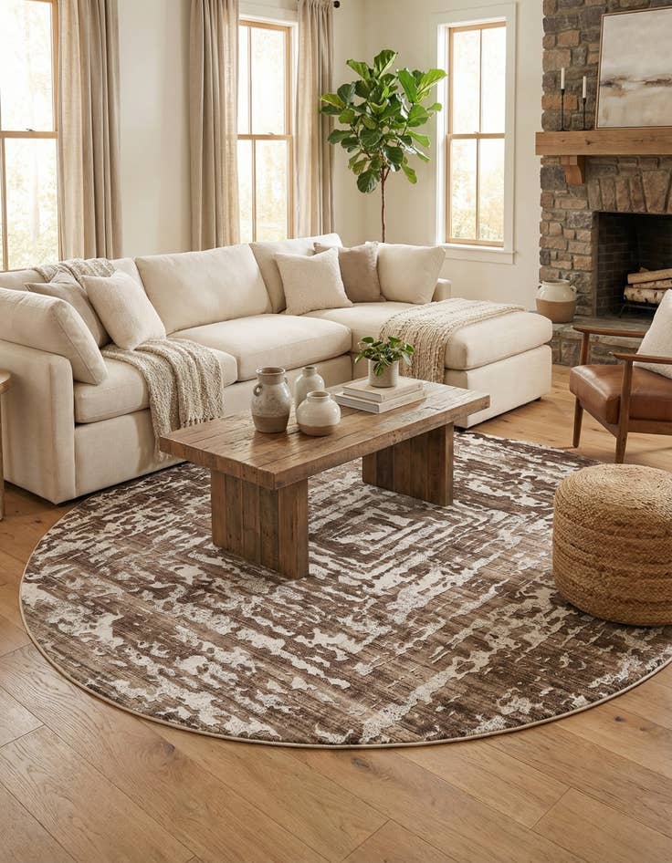 Detail image of 10' 8 x 10' 8 Hermitage Round Rug