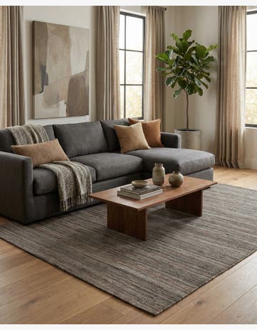 4' 10 x 6' 3 Hand Woven Kilim Modern Wool Rug