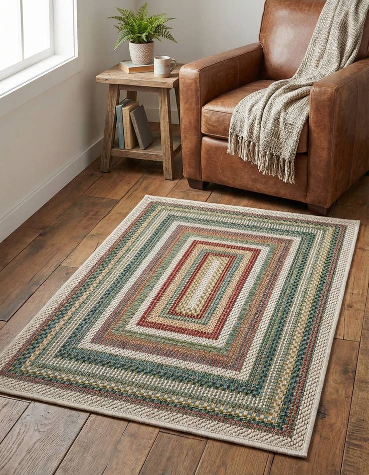 Detail image of  2' x 3'  Washable Baja Indoor / Outdoor Rug