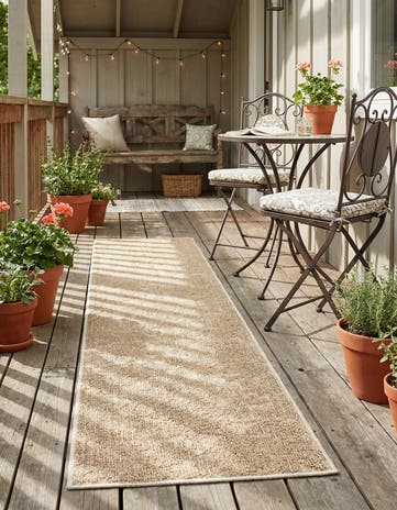 2' x 8' Easy-Clean Traditional Indoor / Outdoor Runner Rug