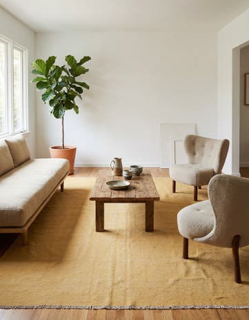 6' 9 x 9' 9 Hand Woven Kilim Modern Wool Rug