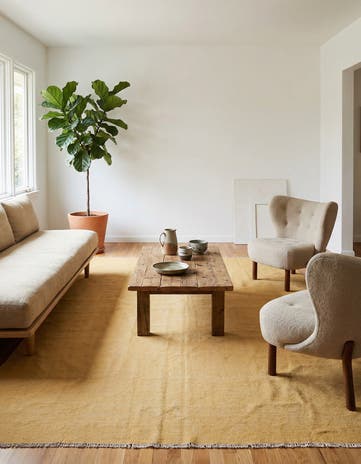 6' 9 x 9' 9 Hand Woven Kilim Modern Wool Rug
