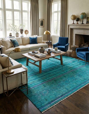 8' 7 x 12' 1 Torkman Wool Rug