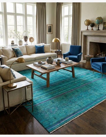 8' 7 x 12' 1 Torkman Wool Rug
