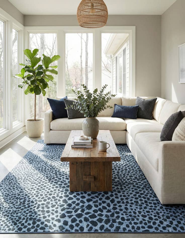 Detail image of 9' x 12' Kamala Washable Rug