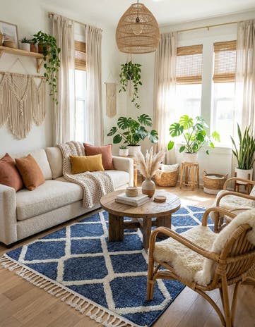 5' 3 x 8' Boho Rug
