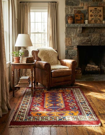 3' x 4' 5 Hand Knotted Anatolian Wool Rug