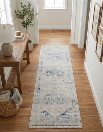 Gray Noble Runner Rug