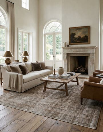 9' 6 x 12' 6 Hand Knotted Ultra Vintage Persian Wool Rug