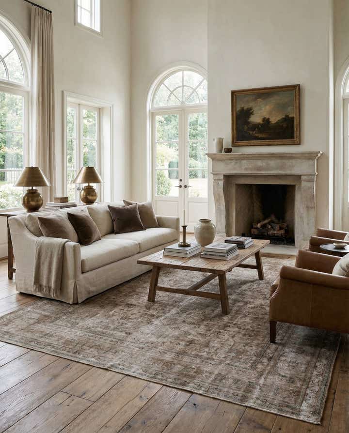 9' 6 x 12' 6 Hand Knotted Ultra Vintage Persian Wool Rug