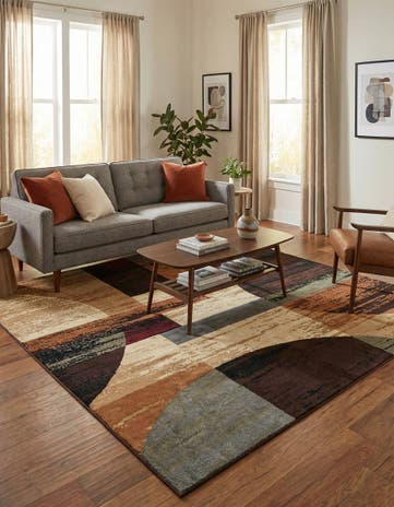 Cafe Square Rug
