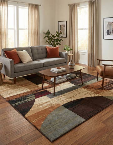 Cafe Square Rug