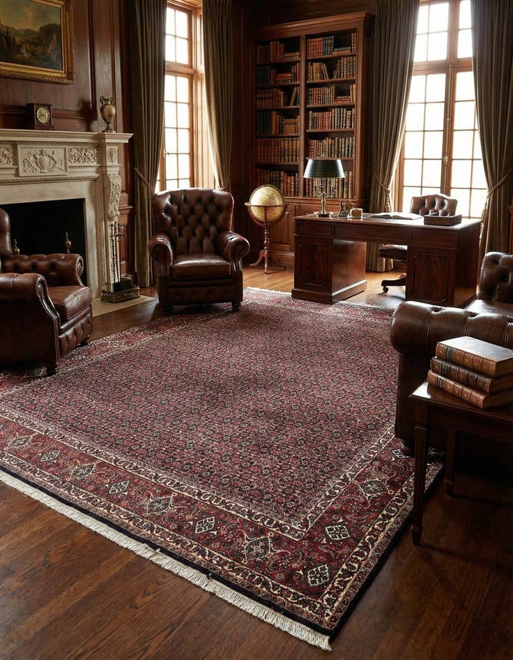 Detail image of  8' 5 x 9' 9 Bidjar Wool Rug