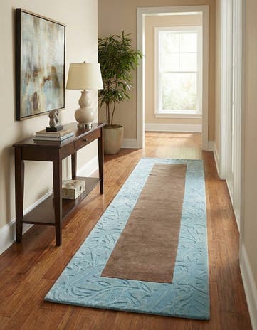 2' 9 x 9' 11 Hand Knotted Darya Wool Runner Rug