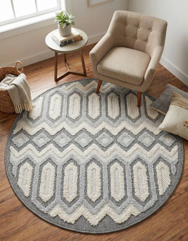 Detail image of 3' 3 x 3' 3 Arlo Round Rug