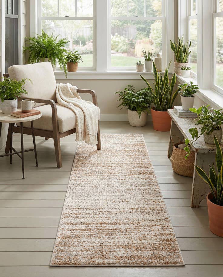 Detail image of 2' x 6' Sepia Runner Rug