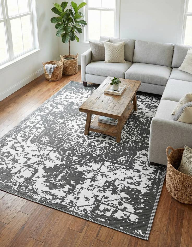 Detail image of  7' 10 x 10'  Washable Vista Breeze Indoor / Outdoor Rug