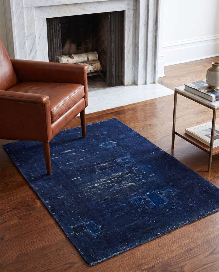 3' 5 x 4' 9 Hand Knotted Ultra Vintage Persian Wool Rug