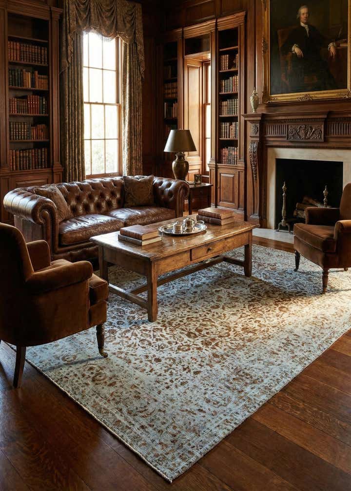 9' 4 x 12' 8 Vintage Royal Wool Rug