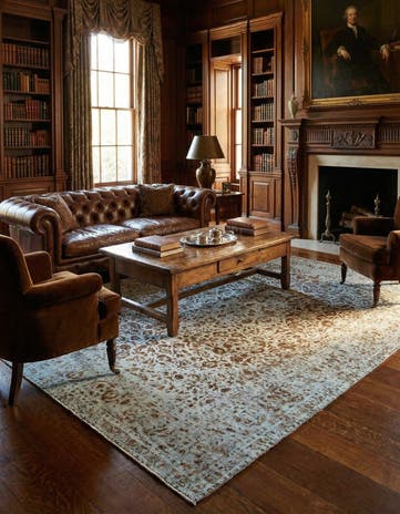 9' 4 x 12' 8 Vintage Royal Wool Rug