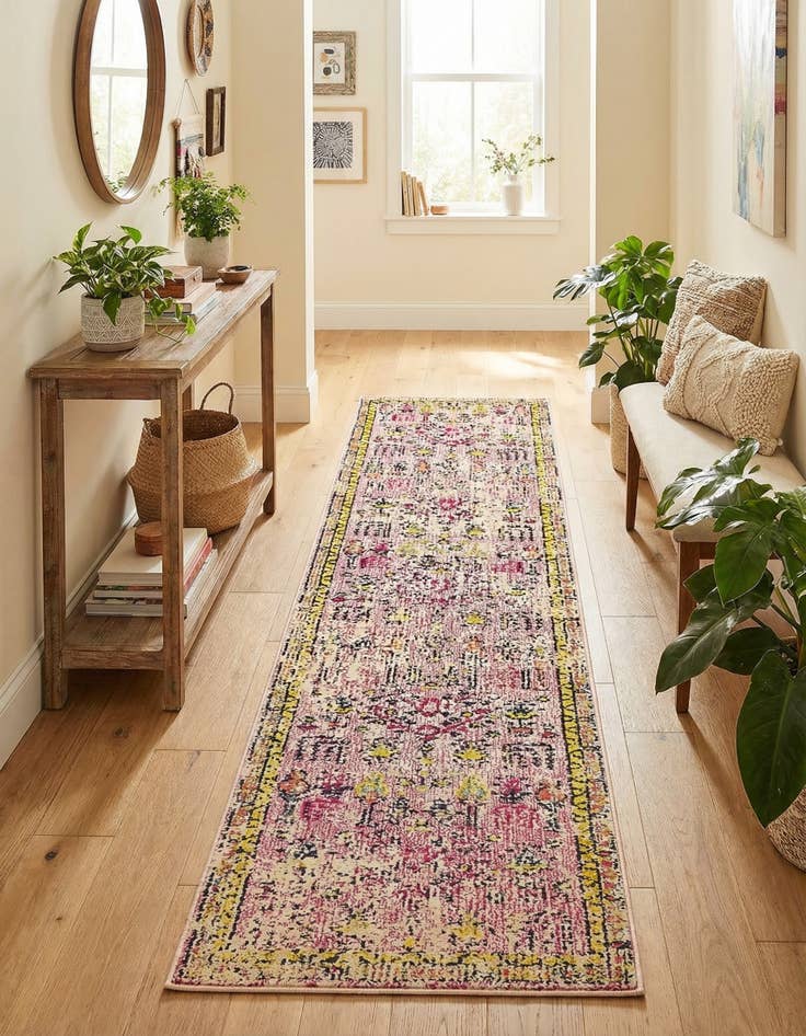 Detail image of 2' 7 x 10' Washable El Paso Runner Rug