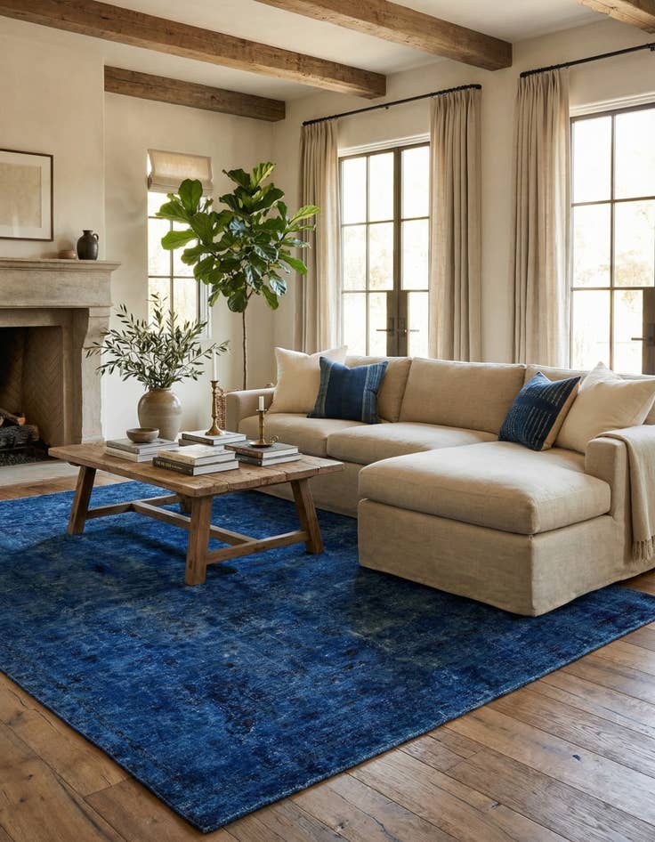 Detail image of 7' 5 x 10' 9  Hand Knotted Ultra Vintage Persian Wool Rug