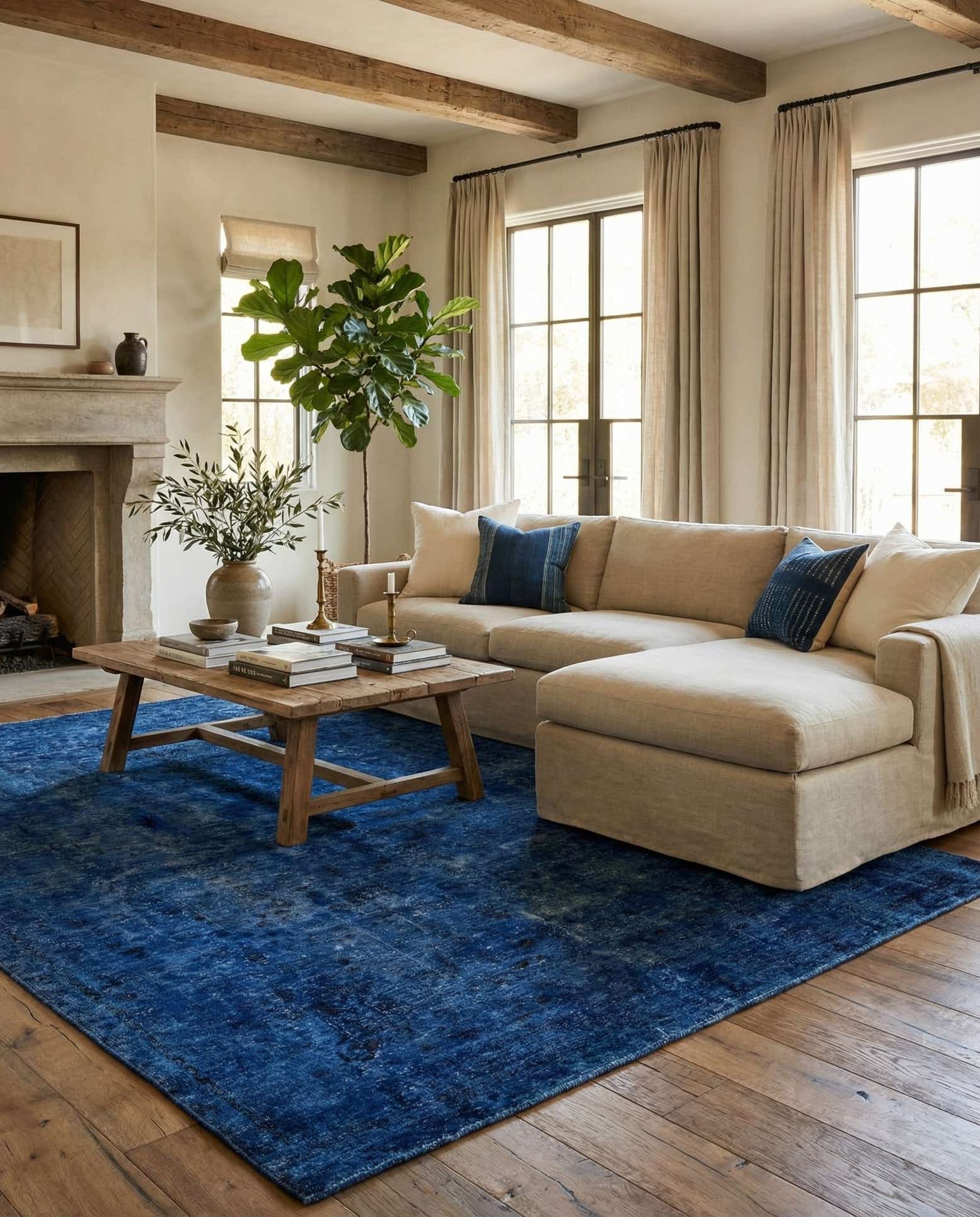 7' 5 x 10' 9 Hand Knotted Ultra Vintage Persian Wool Rug