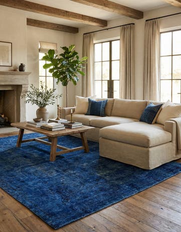 7' 5 x 10' 9 Hand Knotted Ultra Vintage Persian Wool Rug